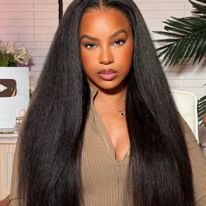 Kinky Straight Lace Front Wig