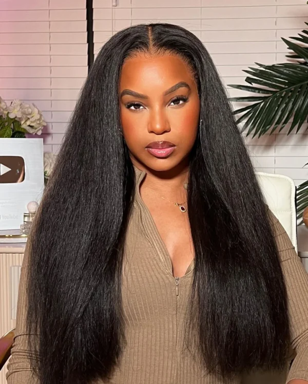 Kinky Straight Lace Front Wig
