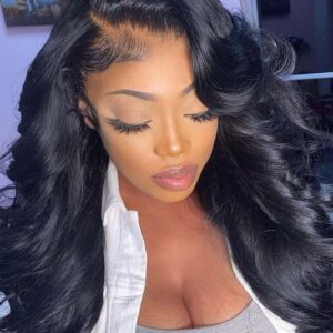 body wave lace front wig