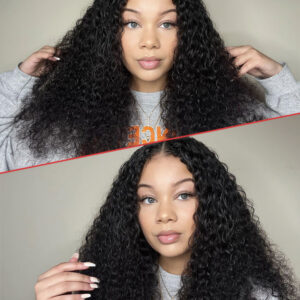 curly lace front wig