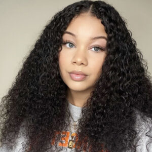 curly lace front wig