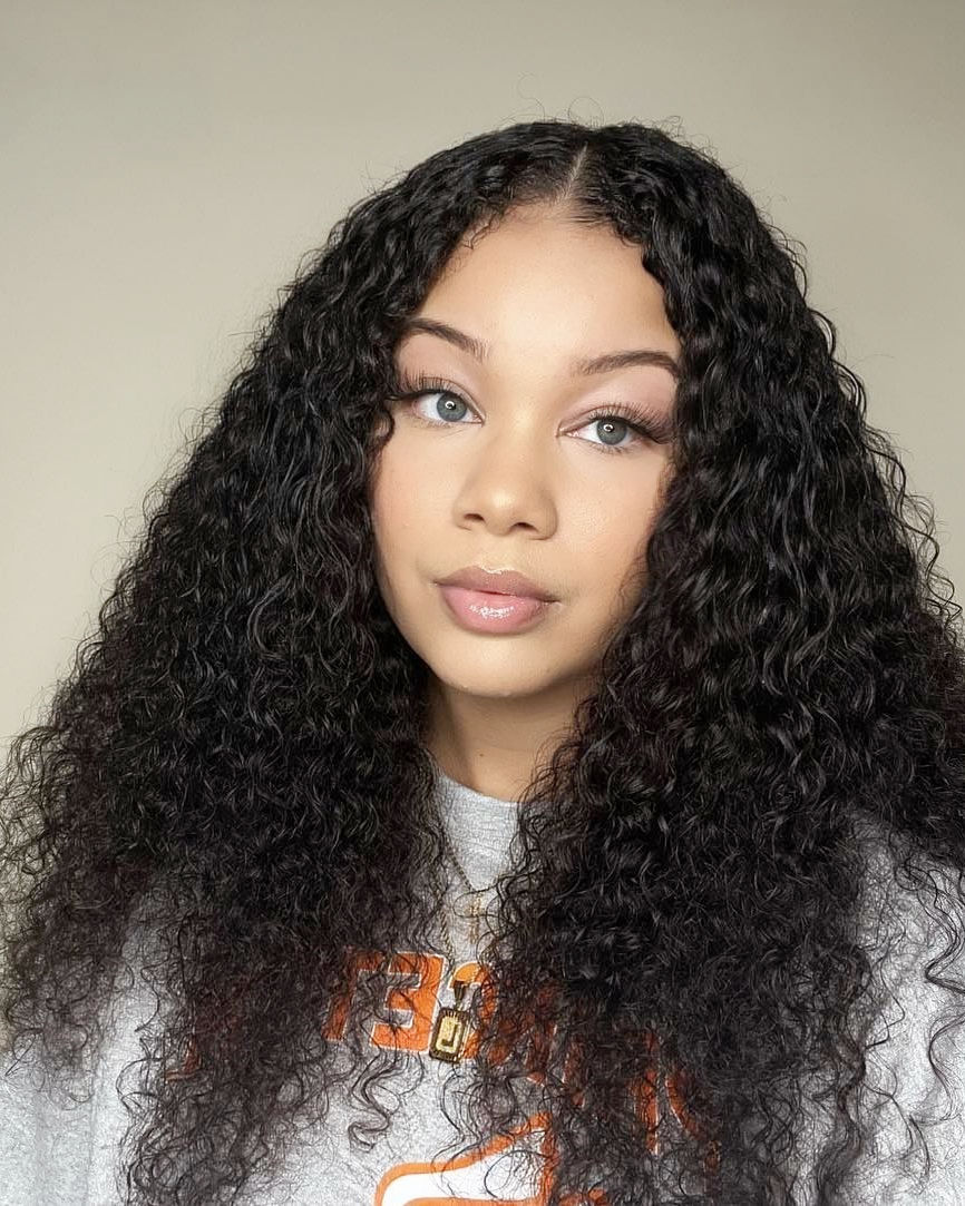 curly lace front wig