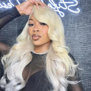 Blonde Color Body Wave Lace Front Wig