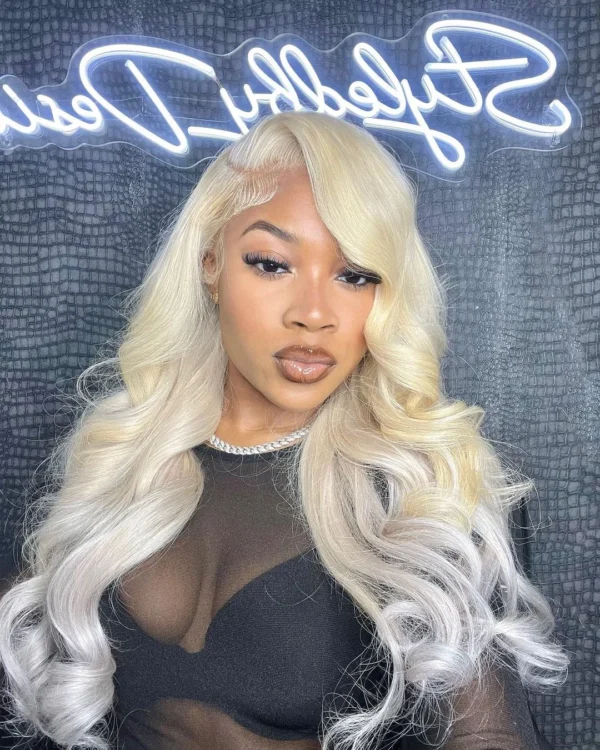 Blonde Color Body Wave Lace Front Wig