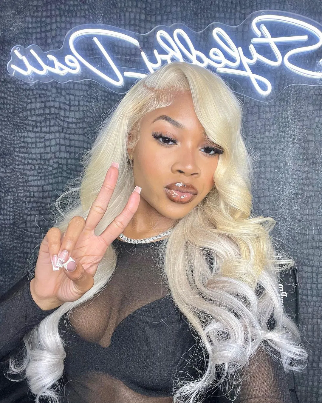 Blonde Color Body Wave Lace Front Wig