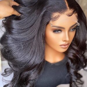 body wave lace closure wig