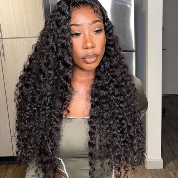 lace closure wig curly wave