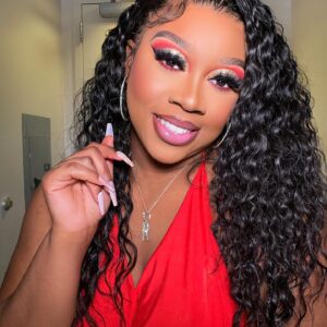 lace closure wig curly wave