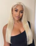 blonde straight hair lace front wig