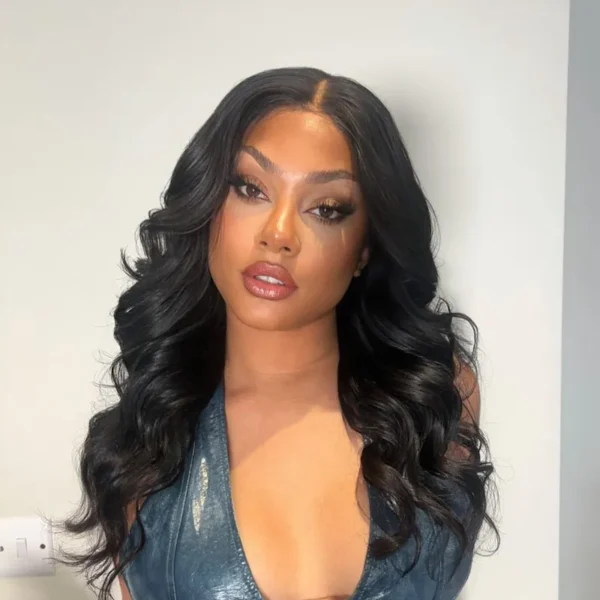 Guleless body wave lace wig