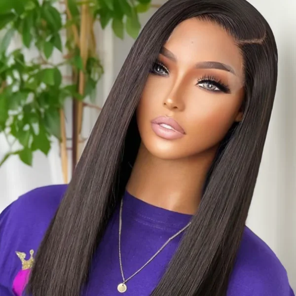 Mid-Length Straight Hair Bob Wig