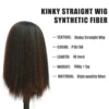 orgwigs yaki kinky straight wig synthetic wig 16 inch