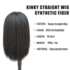 orgwigs yaki kinky straight wig synthetic wig 16 inch