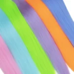 Colorful Braiding Hair Pre Stretched Extensions - 26inch 6Pcs Rainbow Color Kanekalon Braiding Hair